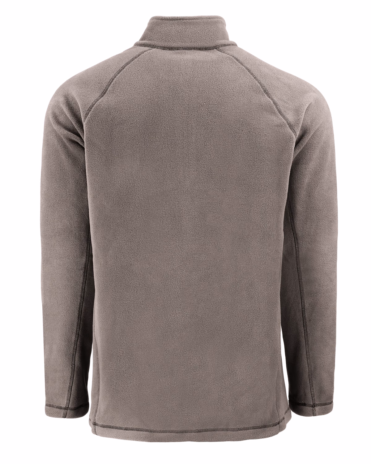 Custom Clique Powder Recycled Fleece Mens Quarter Zip Jacket — Pure Slate flat front