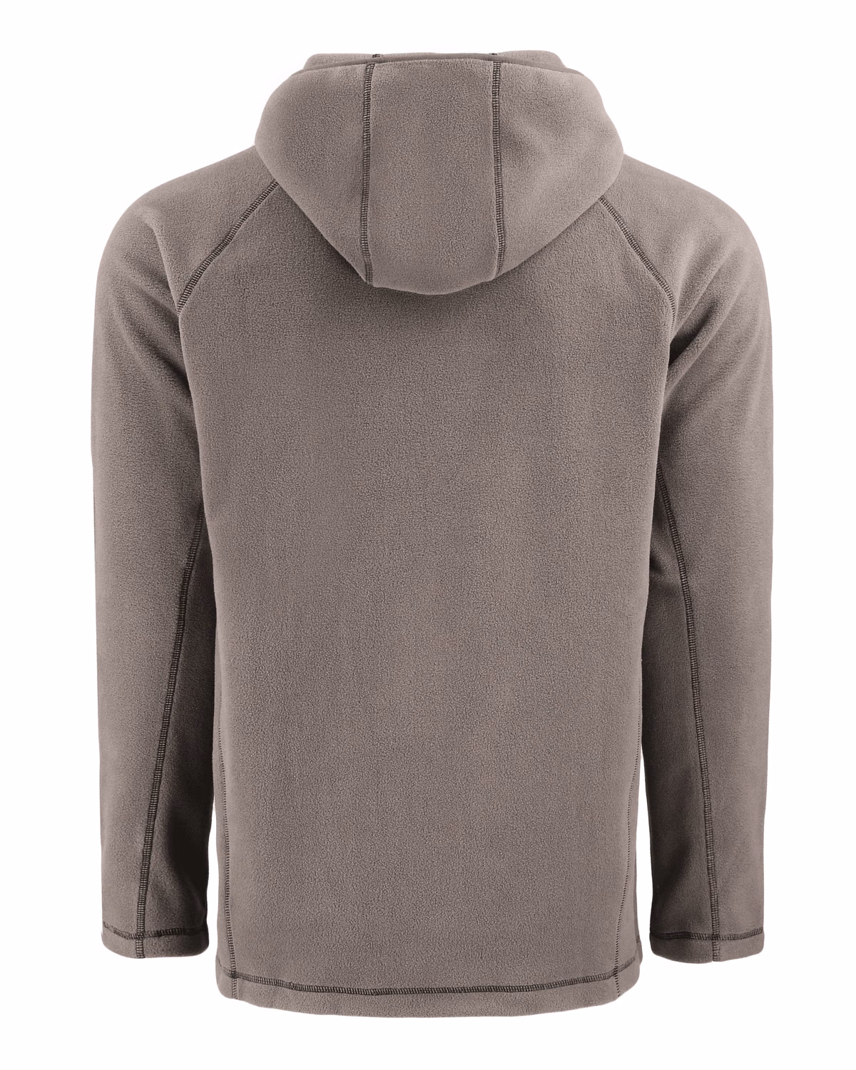 Custom Clique Powder Recycled Fleece Mens Half Zip Sweatshirt — Pure Slate flat front