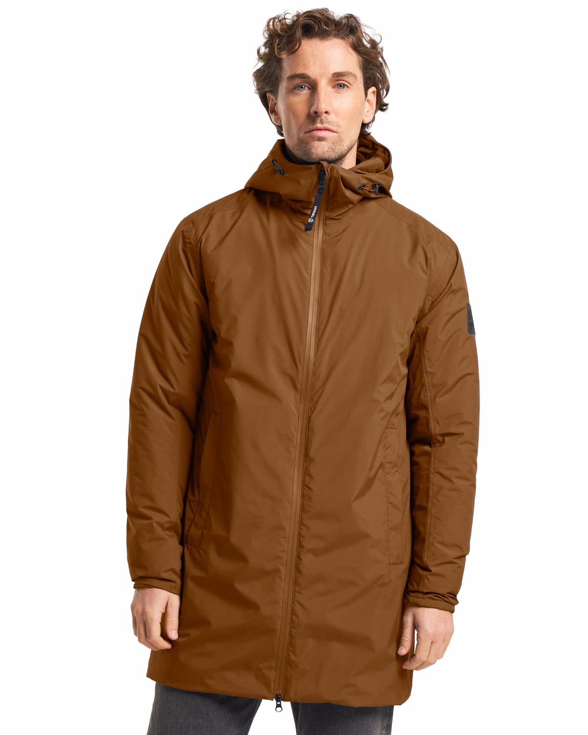 Custom Tenson Shift Recycled Insulated Waterproof Mens Coat — Timber front