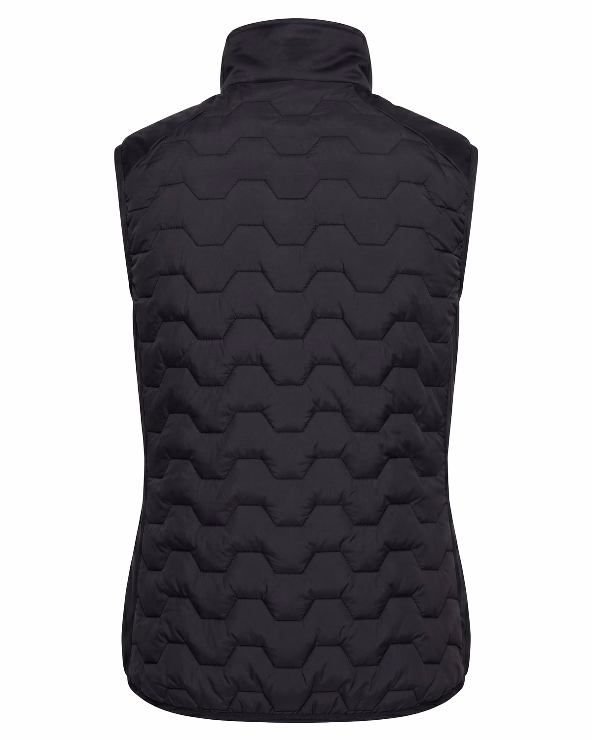Custom Tenson Txlite Solvik Recycled Hybrid Midlayer Mens Vest — Tenson Black flat front