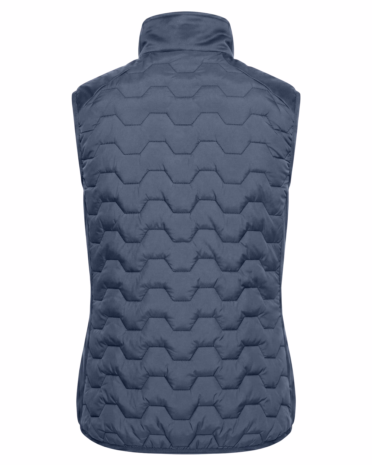 Custom Tenson Txlite Solvik Recycled Hybrid Midlayer Mens Vest — Tenson Dusty Blue flat front