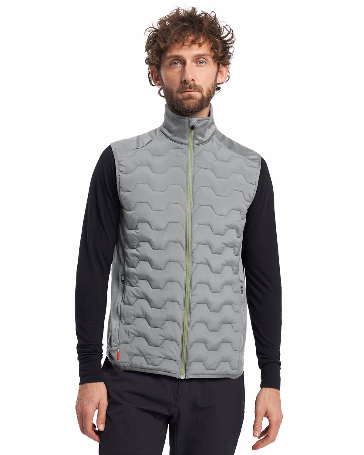 Custom Tenson Txlite Solvik Recycled Hybrid Midlayer Mens Vest — Tenson Quarry front