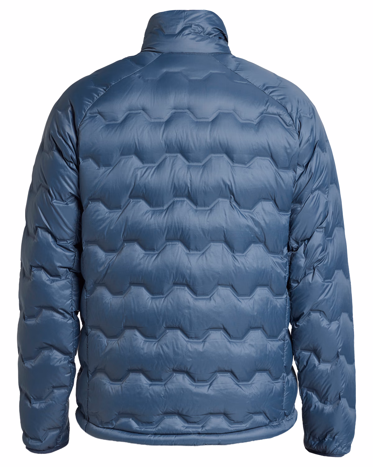 Custom Tenson Txlite Shibui Recycled Down Collar Mens Jacket — Tenson Dusty Blue flat front