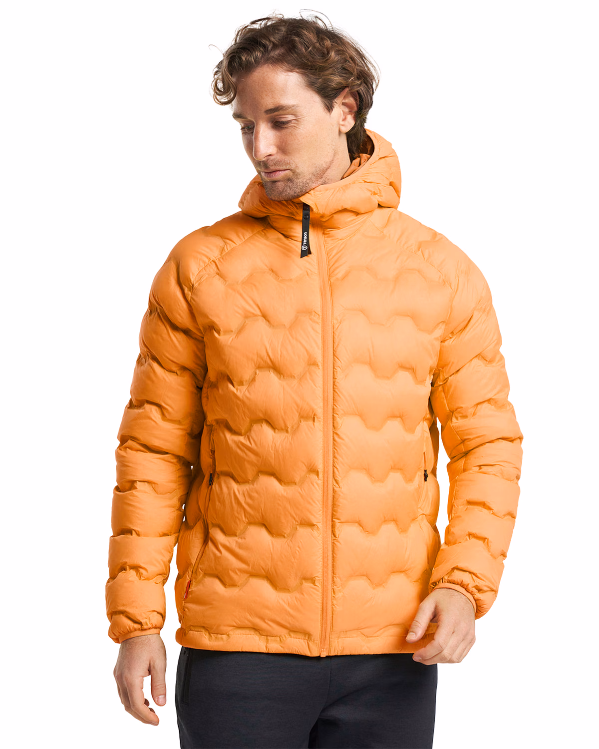 Custom Tenson Txlite Shibui Recycled Down Mens Hooded Jacket — TLO front
