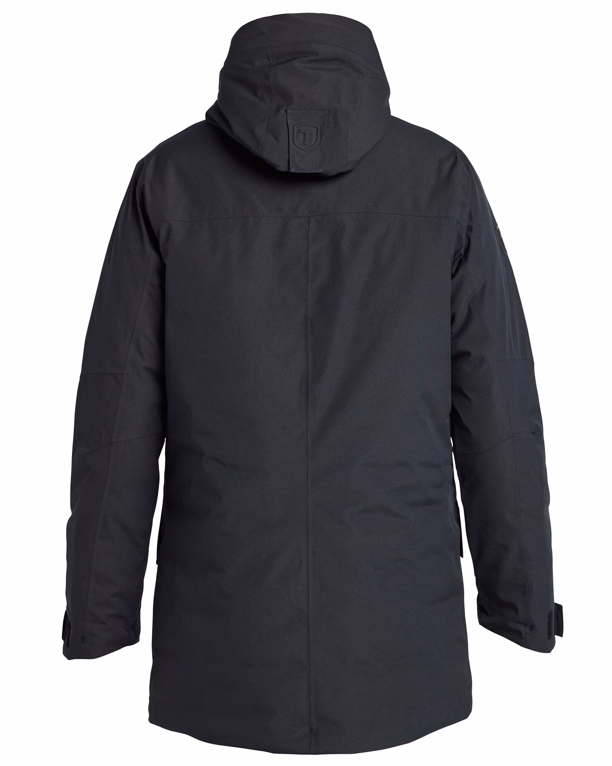 Custom Tenson Vision Recycled Insulated Waterproof Mens Parka — Tenson Black flat front