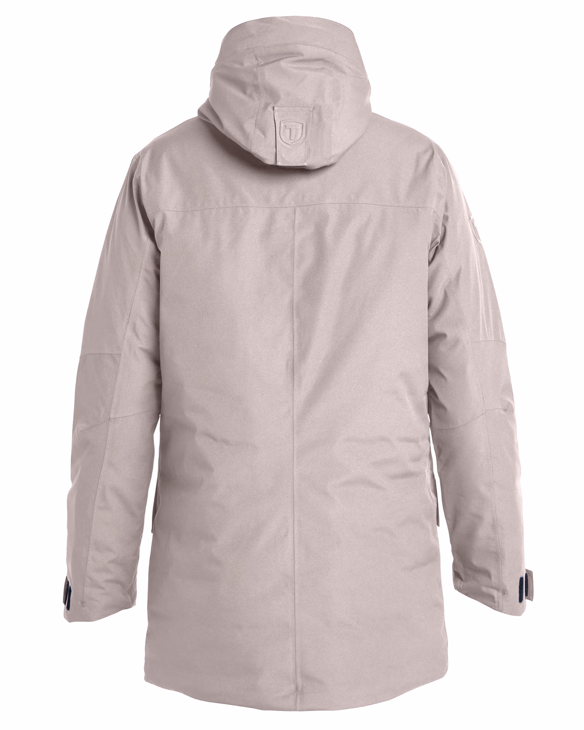 Custom Tenson Vision Recycled Insulated Waterproof Mens Parka — Tenson Light Taupe flat front