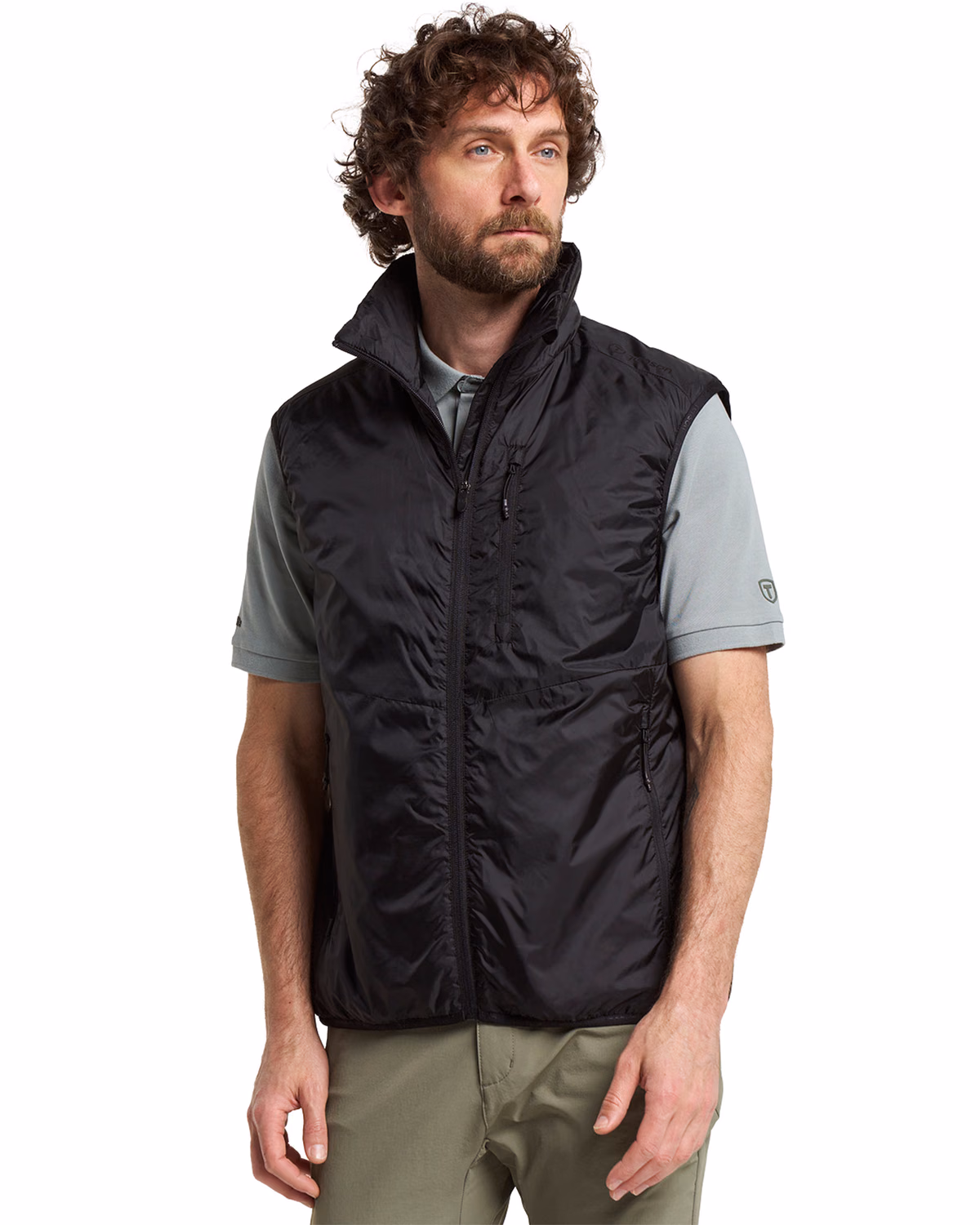 Custom Tenson Txlite Sky Recycled Mens Puffer Vest