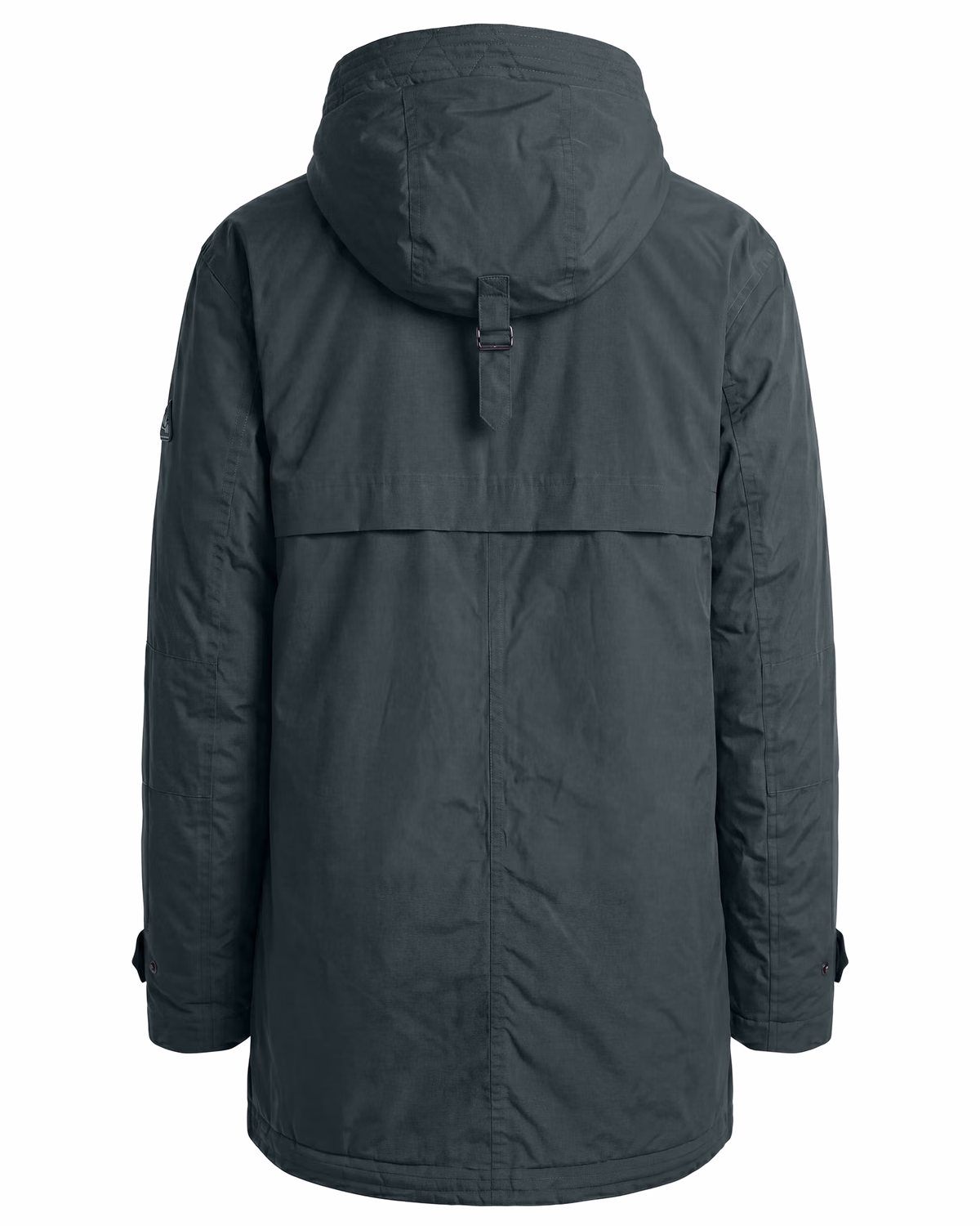 Custom Tenson Himalaya Recycled Insulated Mens Parka — Tenson Moss Green flat front