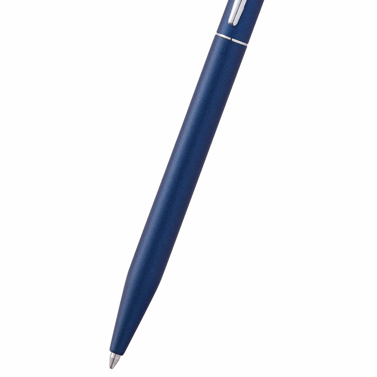 Custom Cross Click Ballpoint Pen in Navy Blue in Navy Blue - product view