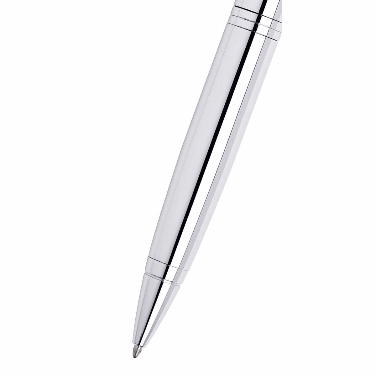 Custom Cross Calais Ballpoint Pen in Chrome in Chrome Silver - product view