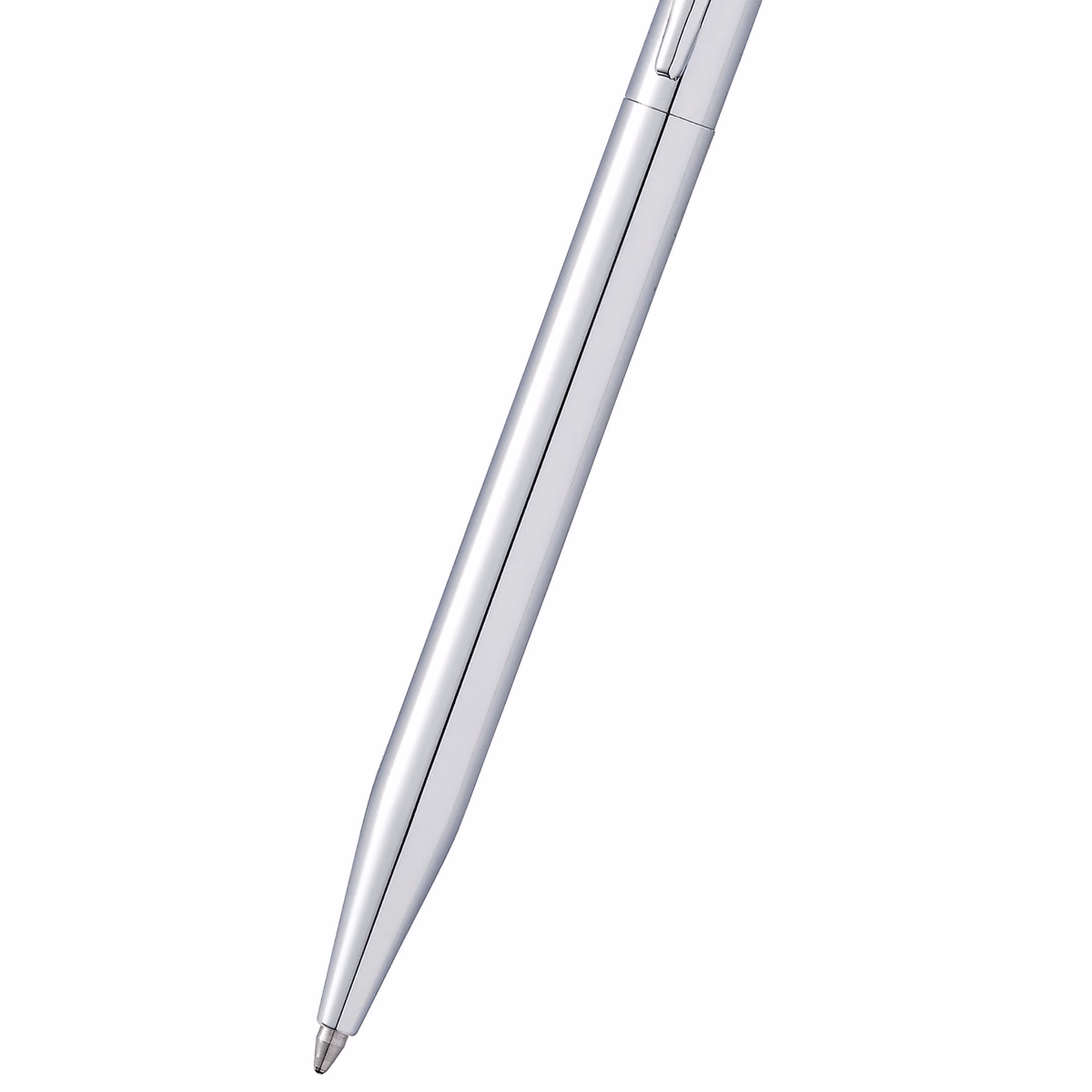 Custom Cross Click Ballpoint Pens in Polished Chrome - product view