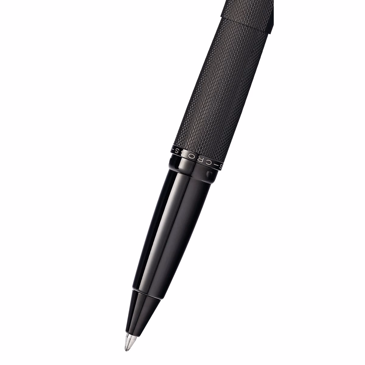 Custom Cross ATX Brushed Black Rollerball Pen in Black - product view