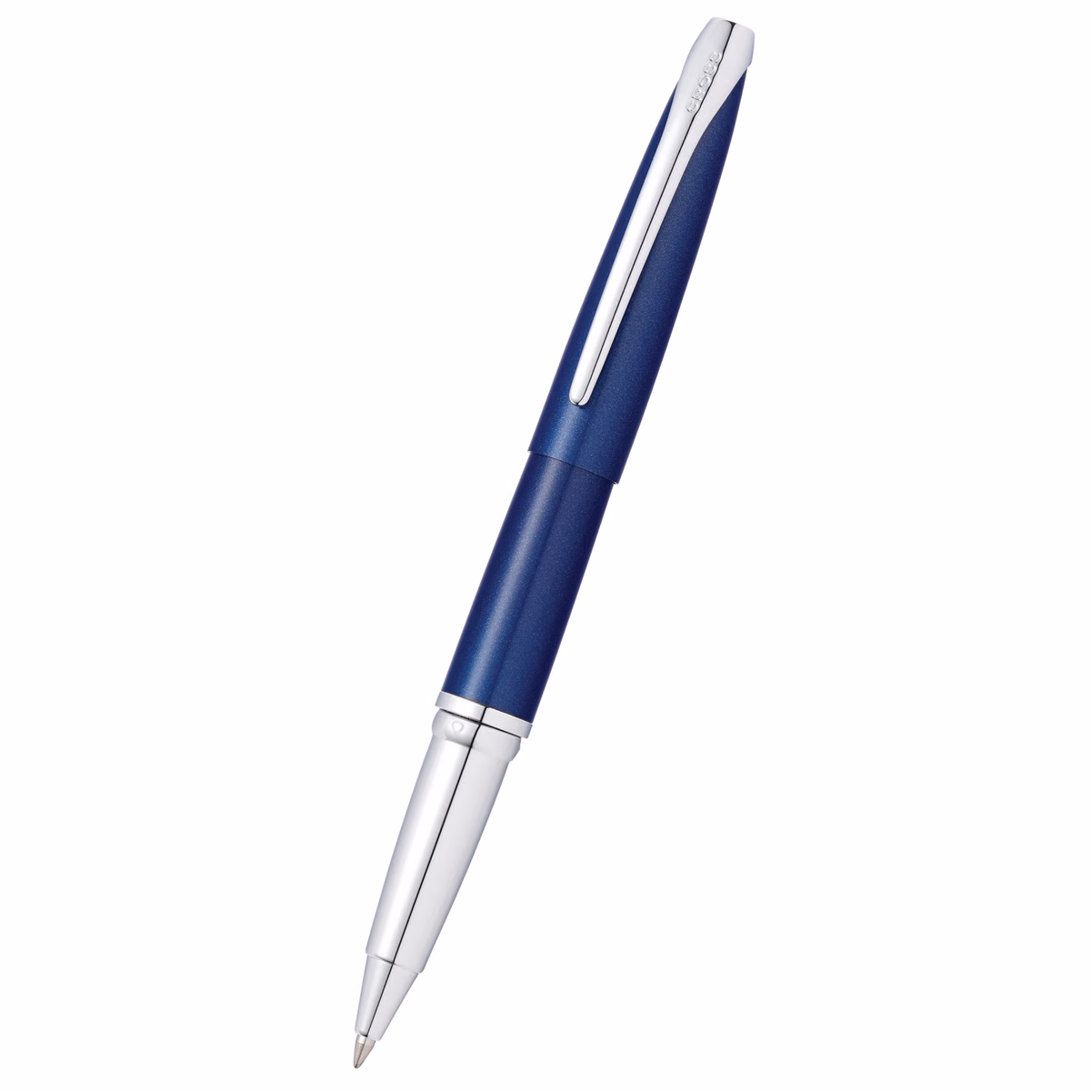Custom Cross ATX Translucent Blue Lacquer Rollerball Pen
