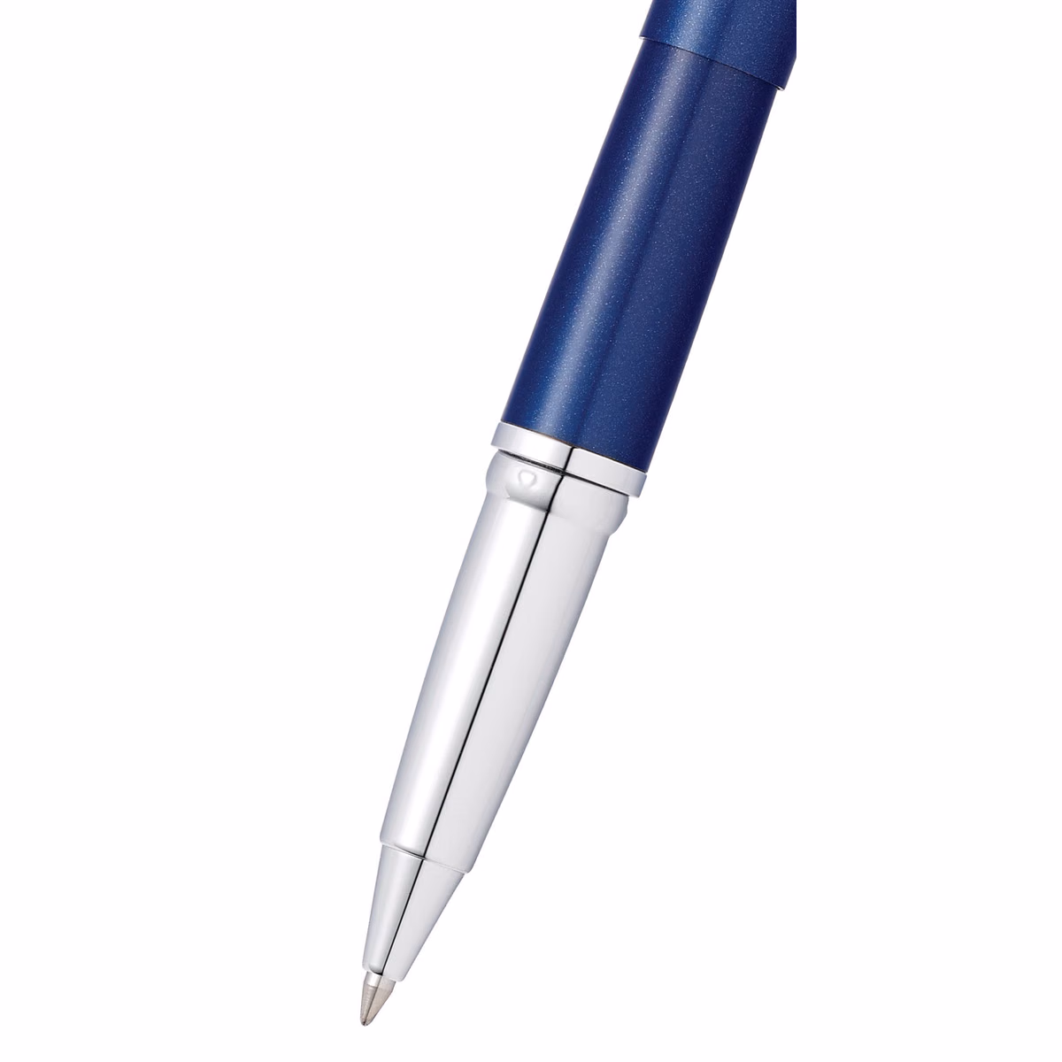 Custom Cross ATX Translucent Blue Lacquer Rollerball Pen in Blue - product view