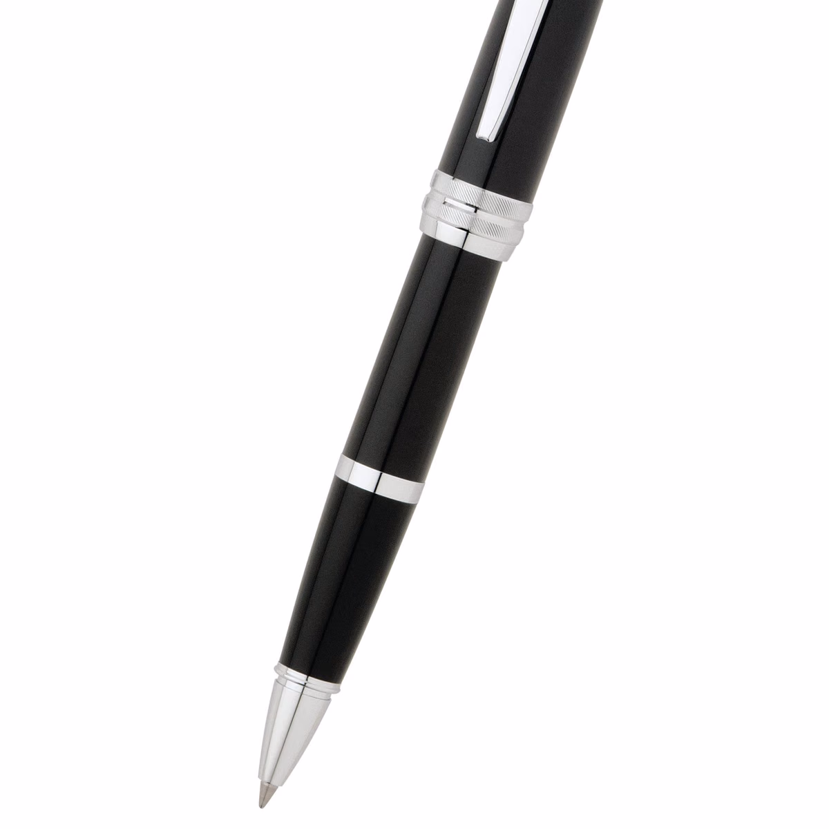 Custom Cross Bailey Laquer Rollerball Pen in Black - product view