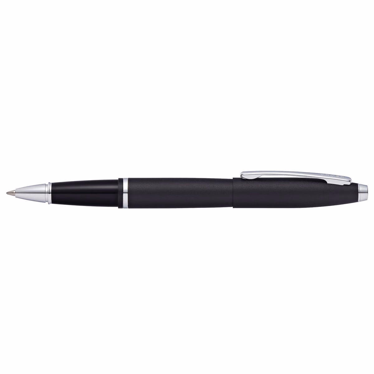 Custom Cross Calais Rollerball Pen in Matte Black - side profile