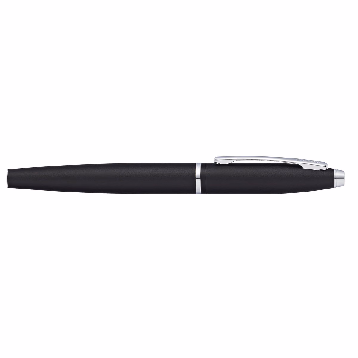 Custom Cross Calais Rollerball Pen in Matte Black - side profile