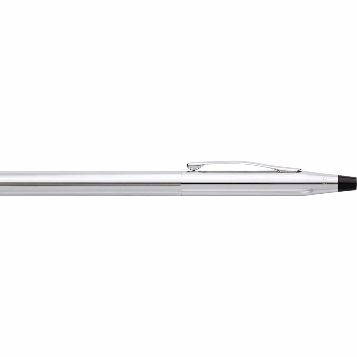 Custom Cross Classic Century Lustrous Chrome Pen and Pencil Set in Chrome - side profile