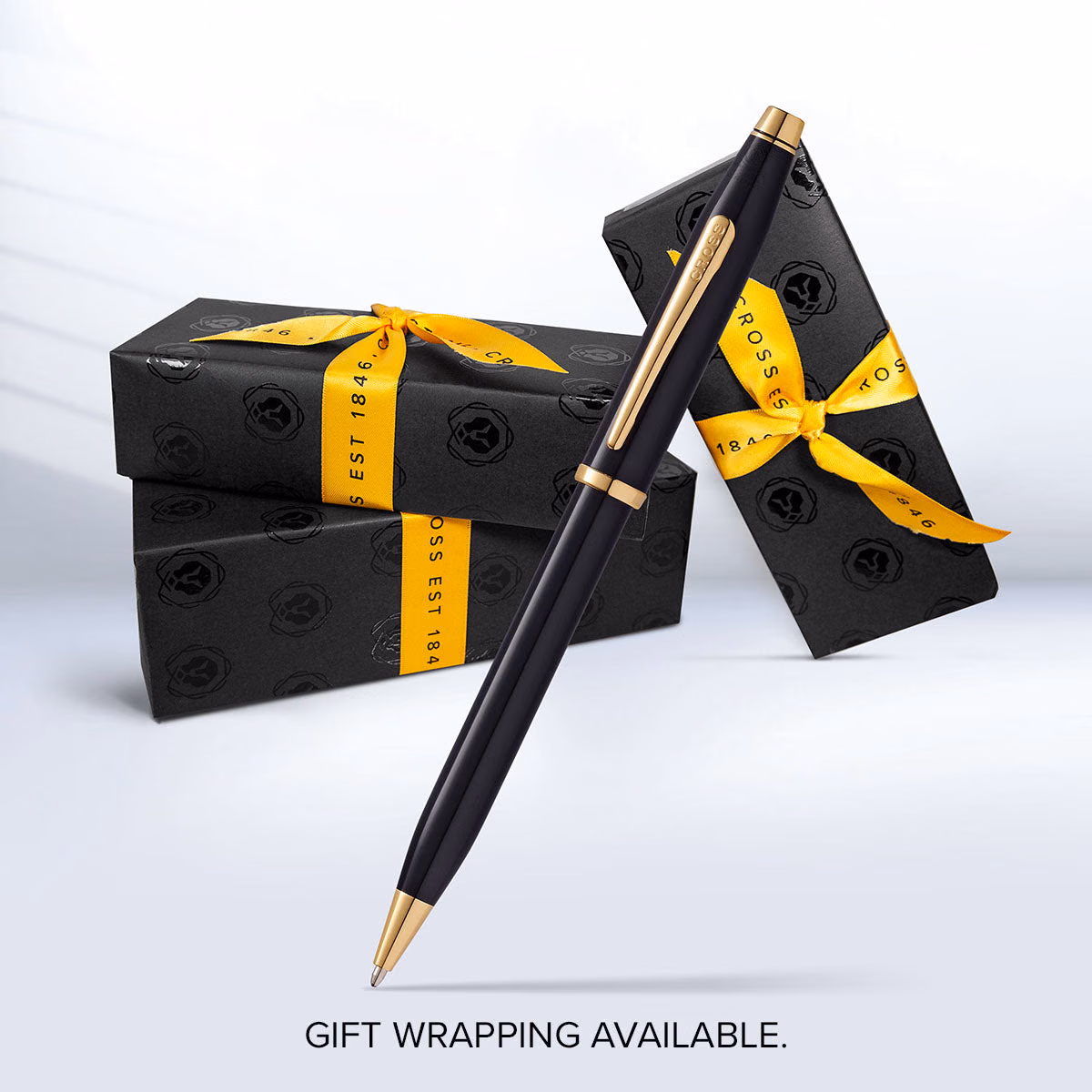 Custom Cross Century II Classic Black Ballpoint Pen in Black - product view