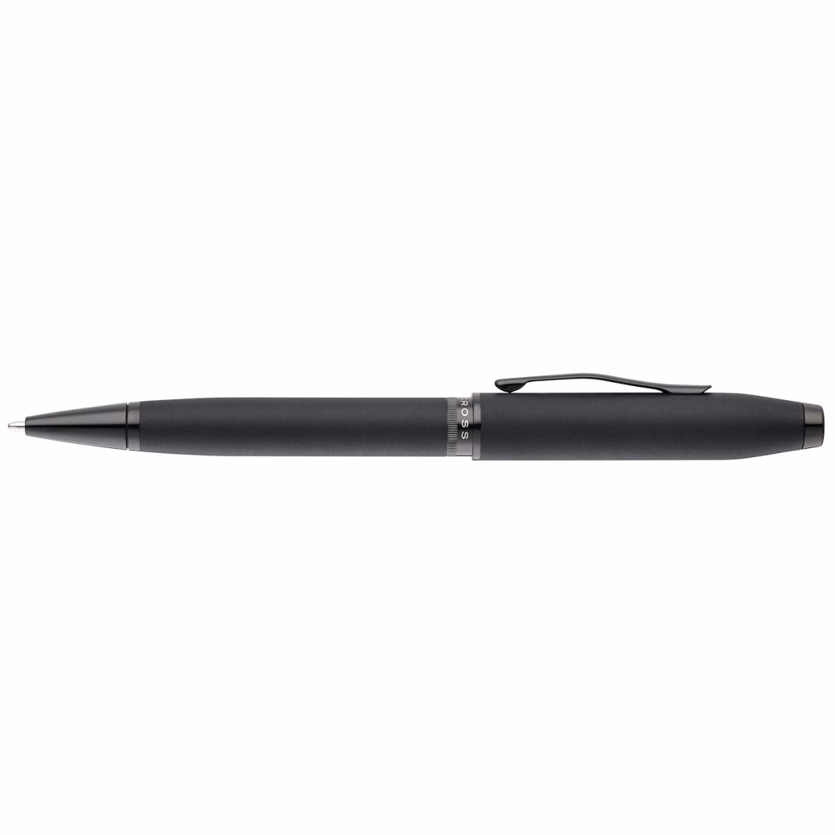 Custom Cross Foundry Ballpoint Pen in Matte Black - product view