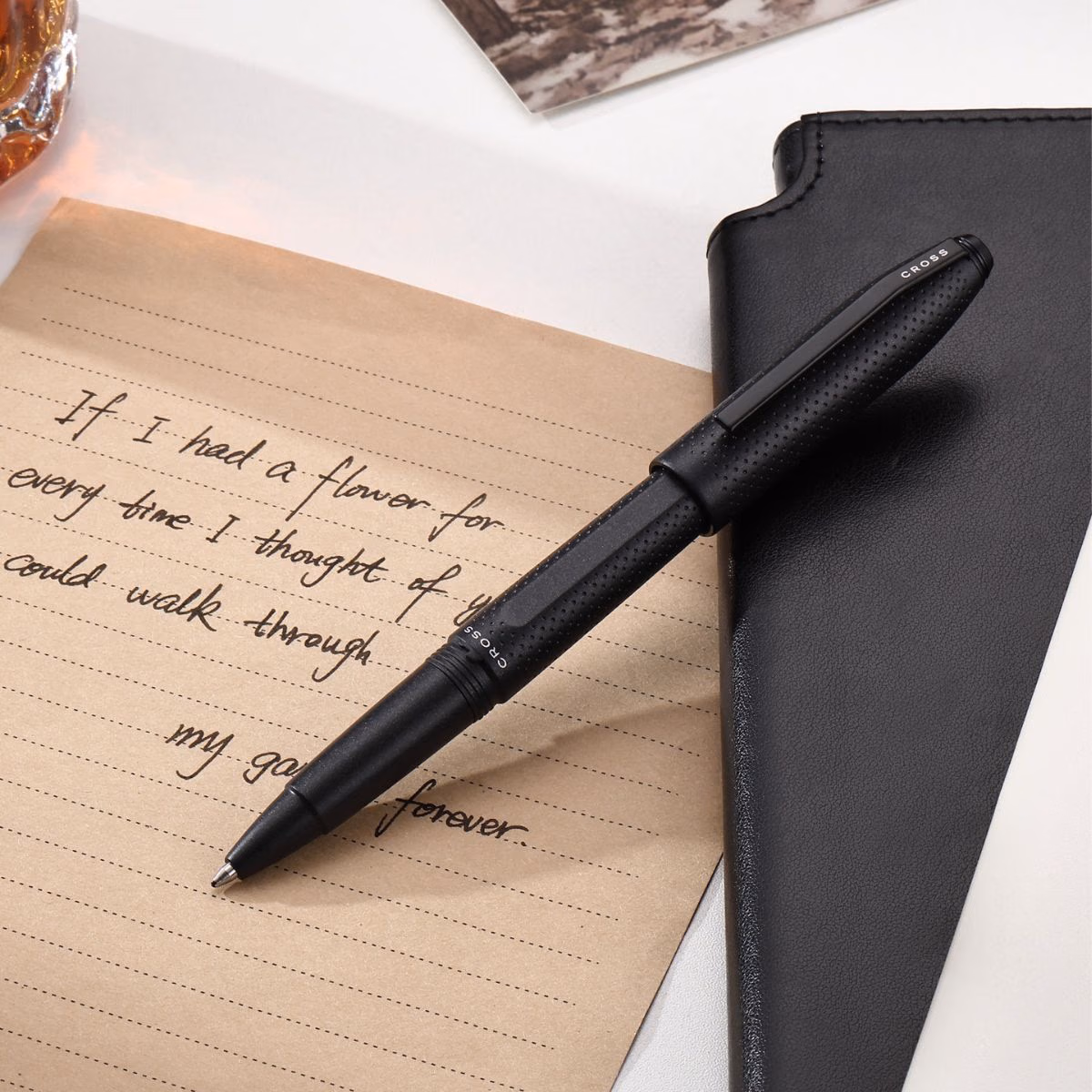 Custom Cross Prism Jumbo Ballpoint Pen in Black - product view