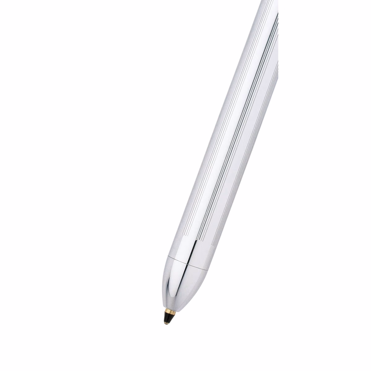 Custom Cross Tech3+ Lustrous Chrome Multifunction Pen in Chrome - product view