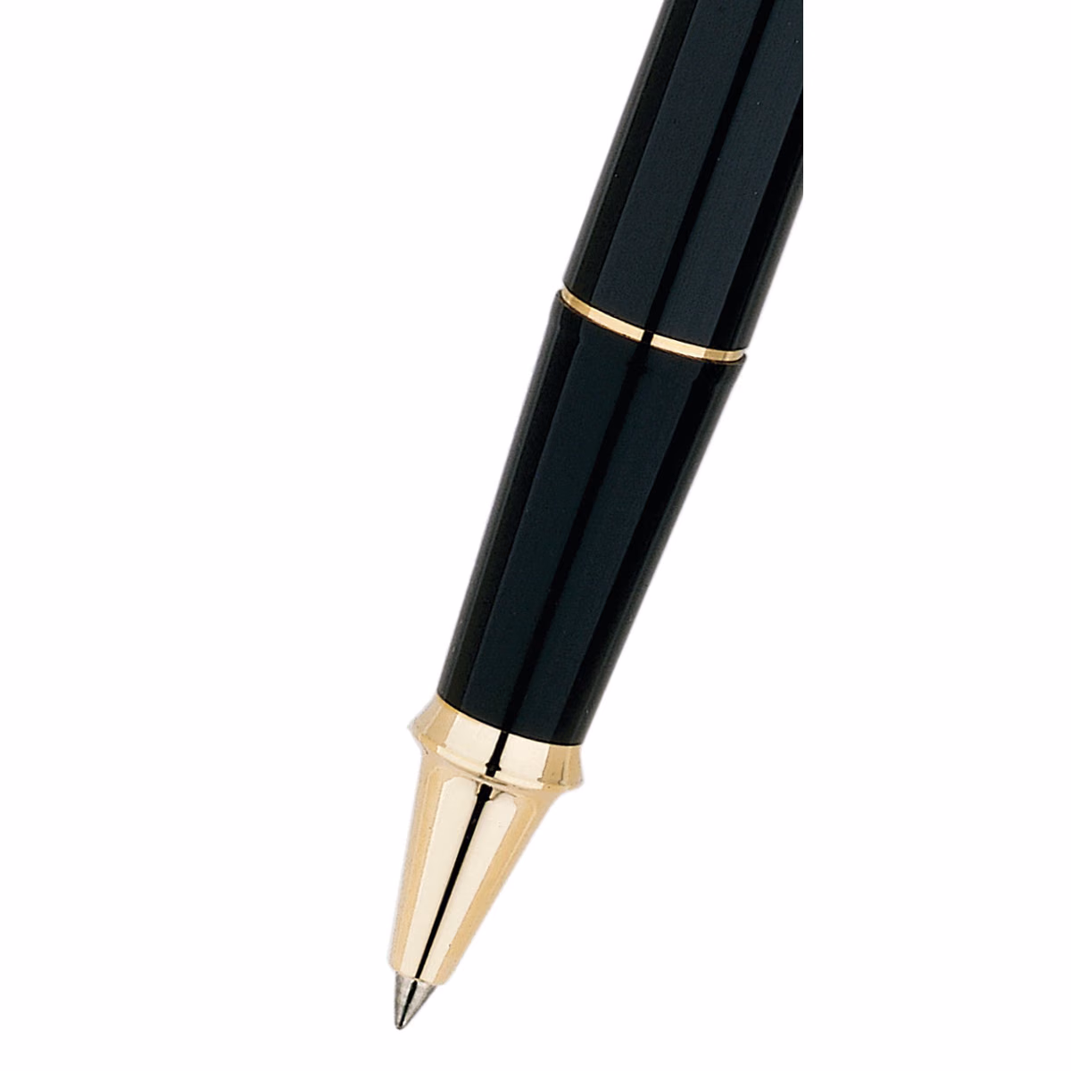 Custom Cross Townsend Classic Black Lacquer Rollerball Pen in Black - product view
