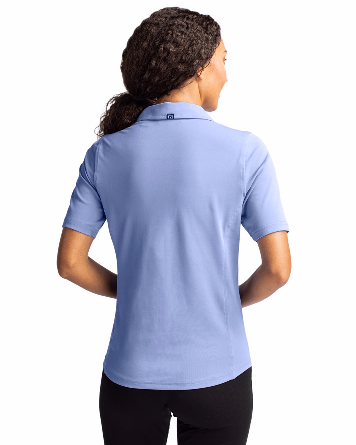 Custom Cutter & Buck Virtue Eco Pique Recycled Women's Polo — Hyacinth