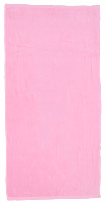 Custom Turkish Signature Midweight Colored Beach Towel in Coastal Pink