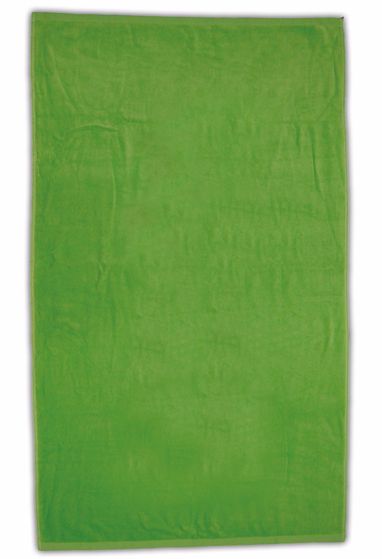 Custom Superior Weight Colored Beach Towel in Lime Green