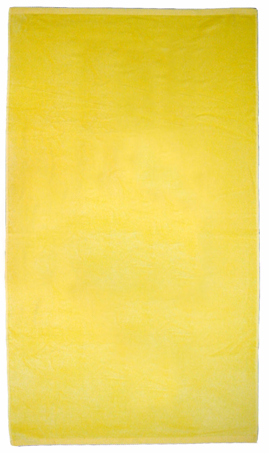 Custom Turkish Signature Heavyweight Colored Beach Towel in Lemon Yellow