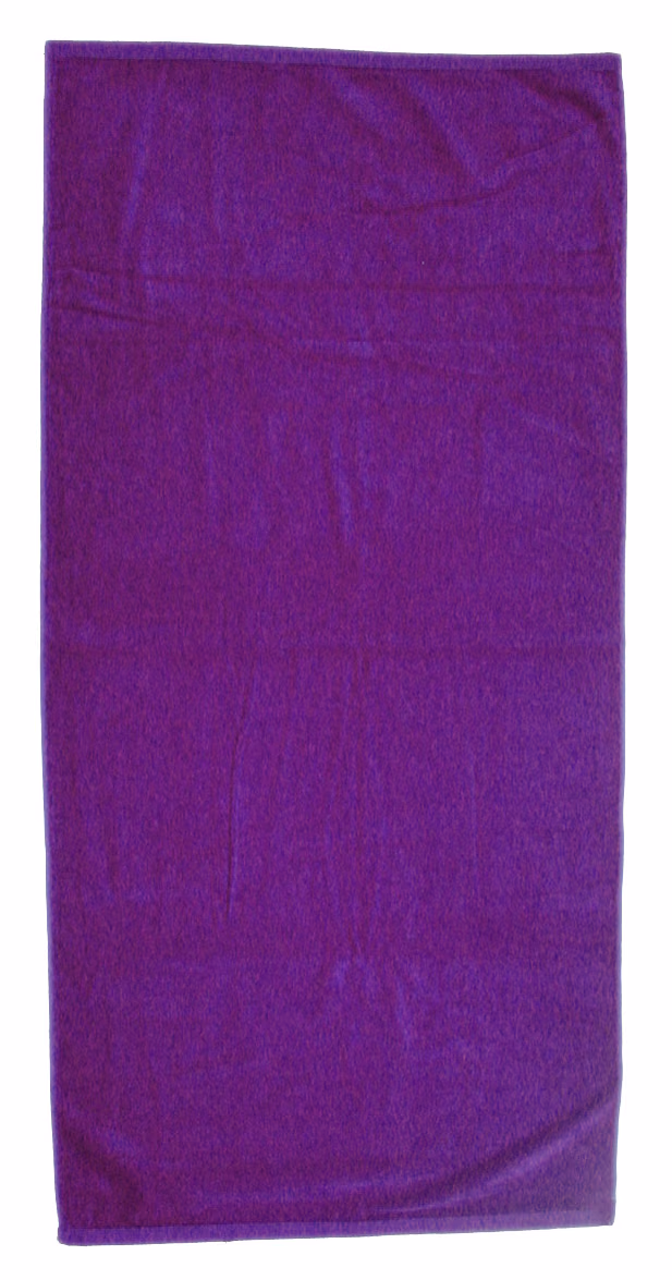 Custom Turkish Signature Heavyweight Colored Beach Towel in Purple