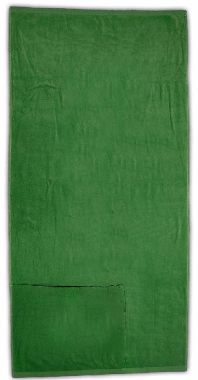 Custom Stowaway Tote N Towel in Lime Green