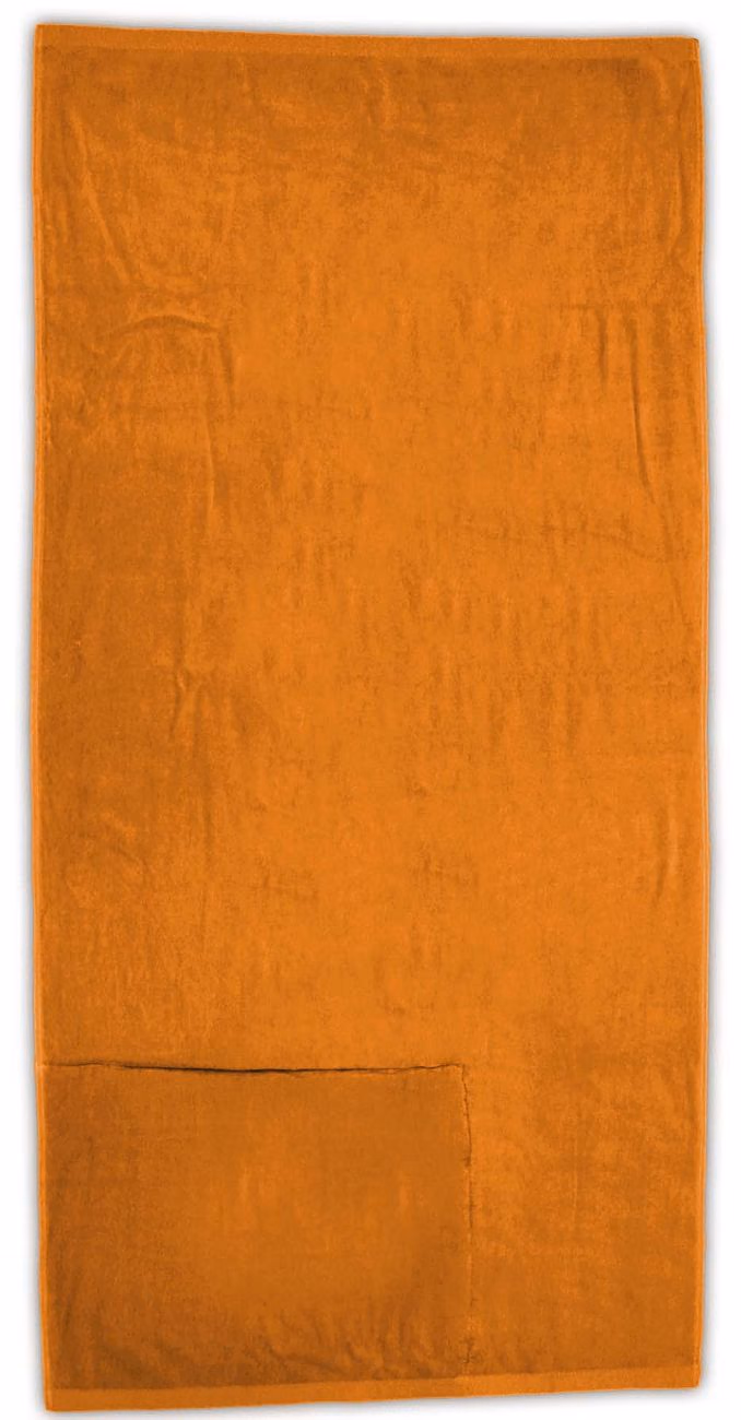 Custom Stowaway Tote N Towel in Orange