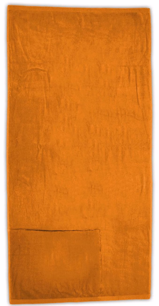 Custom Stowaway Tote N Towel in Orange