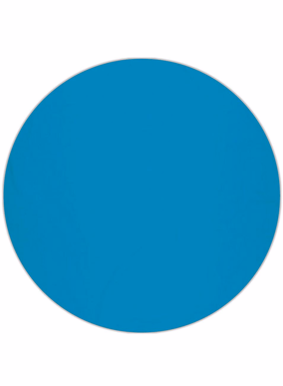 Custom Surfside 360 Round Beach Towel™ in Turquoise