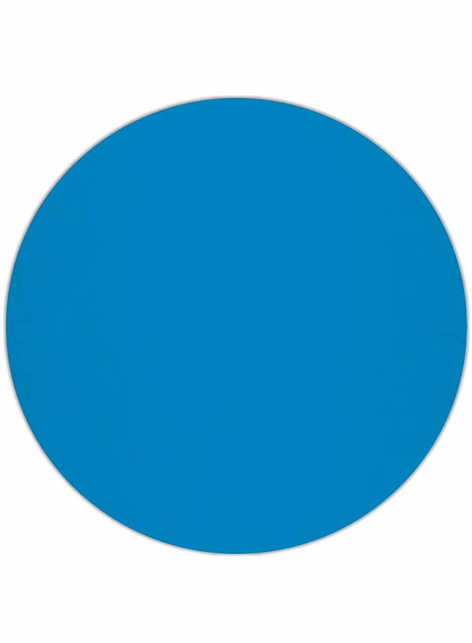 Custom Surfside 360 Round Beach Towel™ in Turquoise