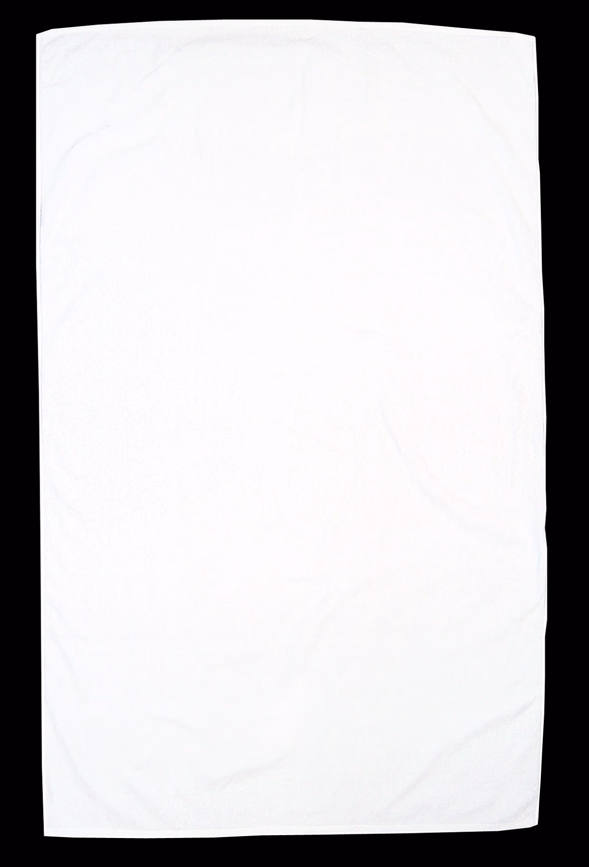 Custom ColorFusion Deluxe Beach Towel™ in White