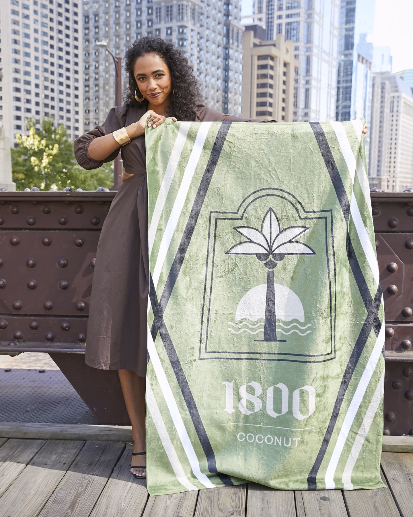 Custom ColorFusion Plush Plus Beach Towel™