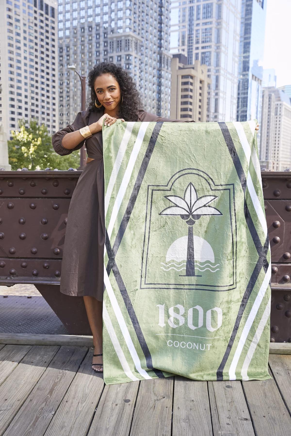 Custom ColorFusion Plush Plus Beach Towel™