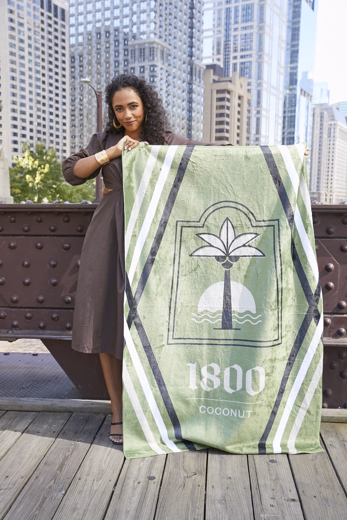 Custom ColorFusion Plush Plus Beach Towel™