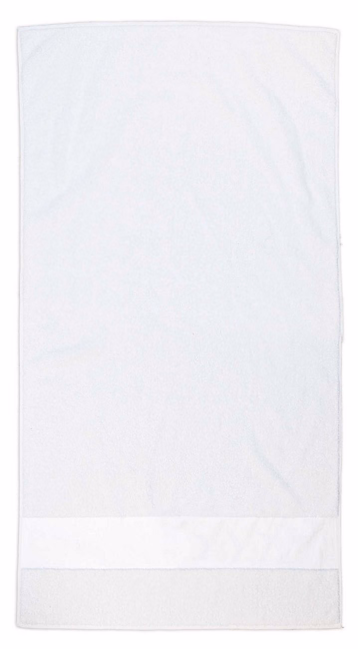 Custom Champion Terry Beach Towel™ in White