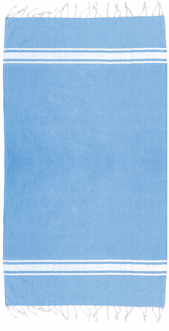 Custom Iliana Peshtemal Beach Towel in Turquoise