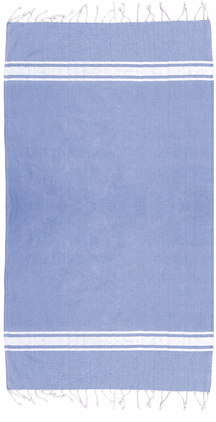 Custom Iliana Peshtemal Beach Towel in Royal