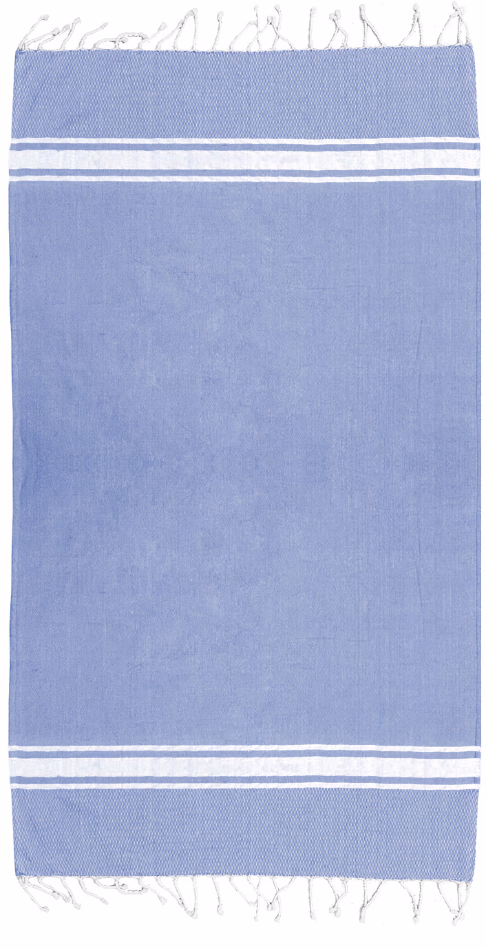 Custom Iliana Peshtemal Beach Towel in Royal