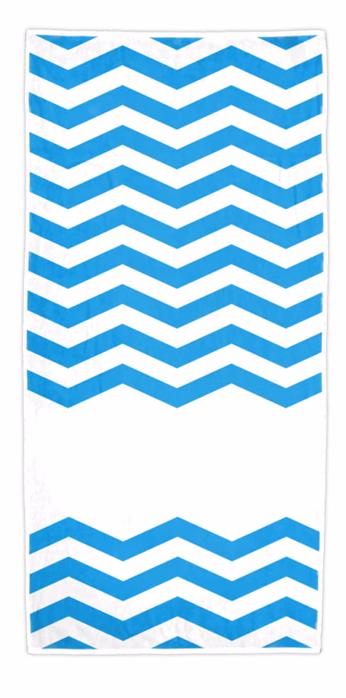 Custom Monte Carlo Beach Towel™ in Turquoise