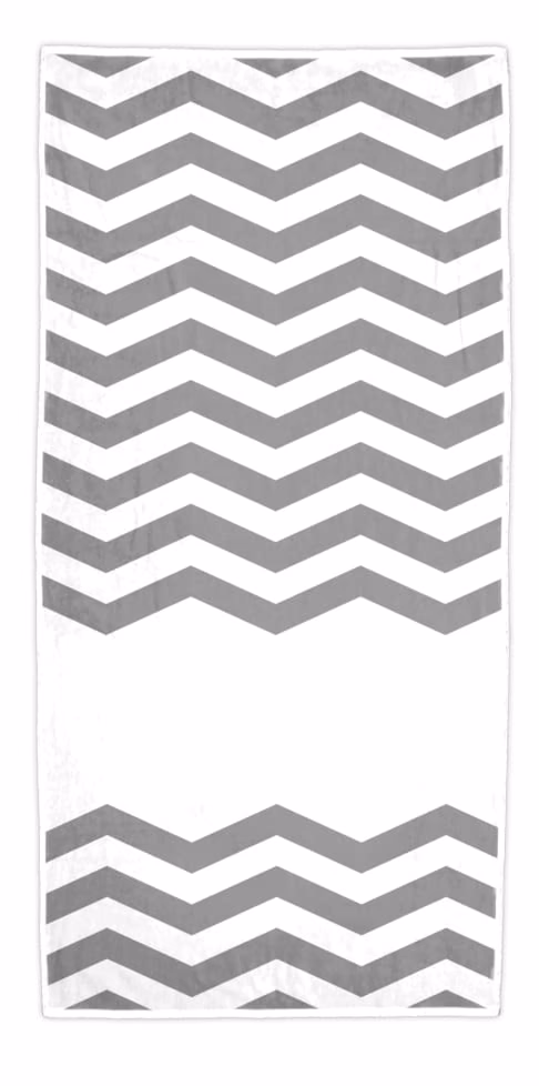 Custom Monte Carlo Beach Towel™ in Grey