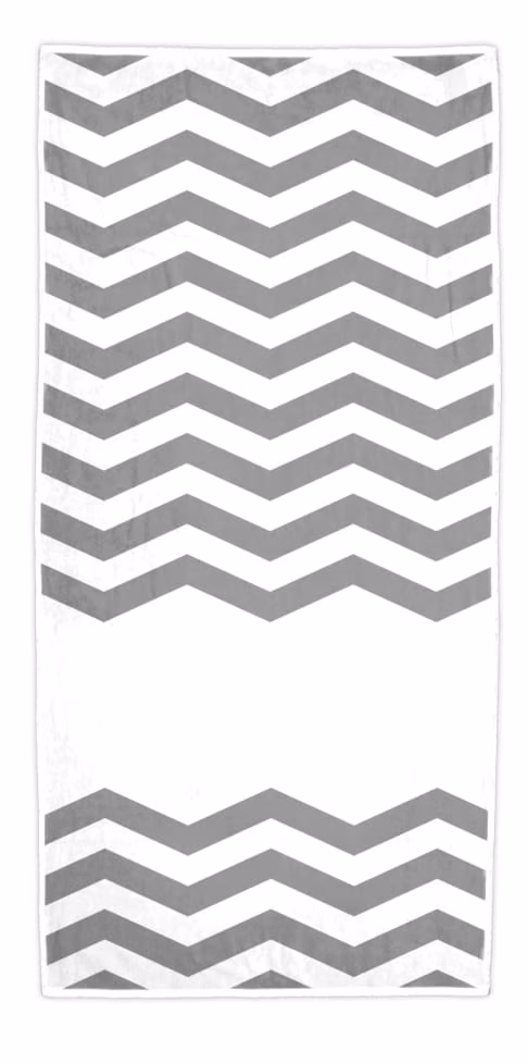 Custom Monte Carlo Beach Towel™ in Grey