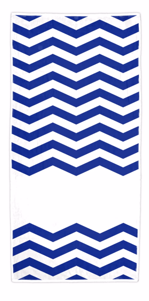 Custom Monte Carlo Beach Towel™ in Royal
