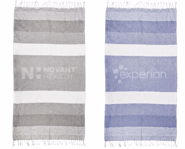 Custom Riviera Peshtemal Beach Towel™ in Translucent